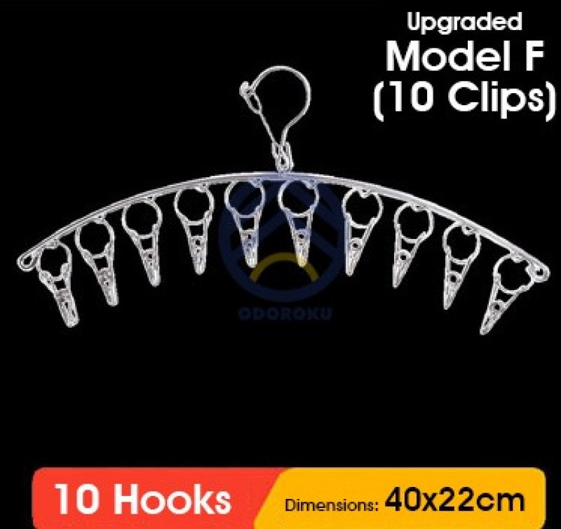 ODOROKU Stainless Steel Laundry Drying Rack Clothes Hanger for Drying Socks,Drying Towels, Diapers, Bras, Baby Clothes,Underwear, Socks Gloves - ODOROKU