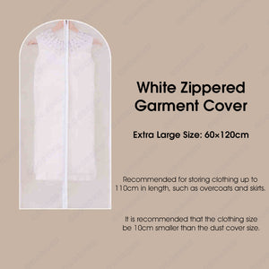 ODOROKU Hanging Transparent Clothes Dust Cover Garment Bag Clothes Organizer Garment Cover Bag Suit Overcoat Dustproof Plastic Cover For Cloth Storage Protector Garment - ODOROKU