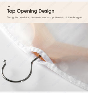 ODOROKU Hanging Transparent Clothes Dust Cover Garment Bag Clothes Organizer Garment Cover Bag Suit Overcoat Dustproof Plastic Cover For Cloth Storage Protector Garment - ODOROKU