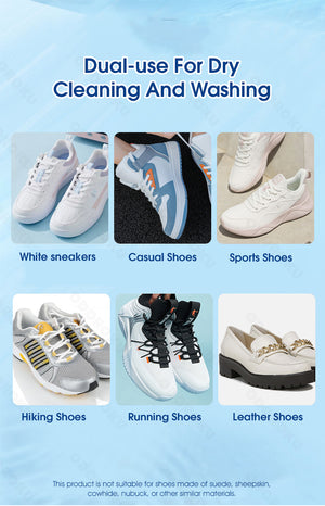 ODOROKU Japan Original White Shoes Cleaner 330ml Wash-Free Shoes Whitener Sneaker Cleaner Waterproof Shoe Spray - ODOROKU
