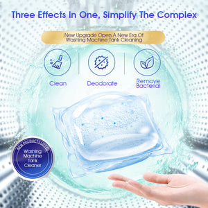 ODOROKU Washing Machine Cleaning Capsule 30g x 4 Washing Machine Cleaner Antibacterial Rate 99% Active Oxygen Decontamination, Reduce Musty Smell Clean Laundry - ODOROKU