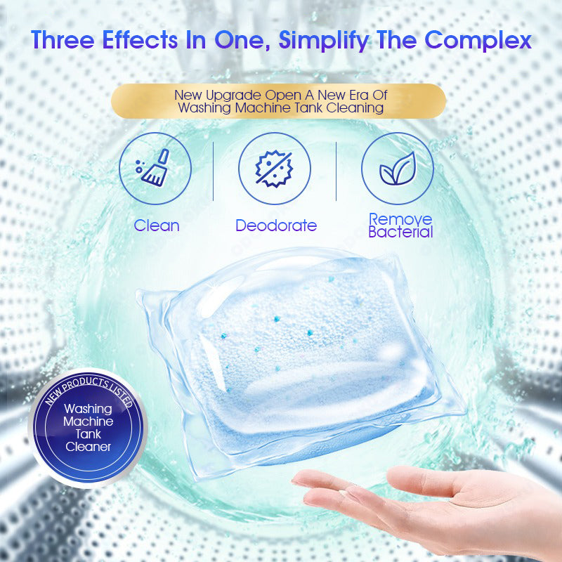ODOROKU Washing Machine Cleaning Capsule 30g x 4 Washing Machine Cleaner Antibacterial Rate 99% Active Oxygen Decontamination, Reduce Musty Smell Clean Laundry - ODOROKU