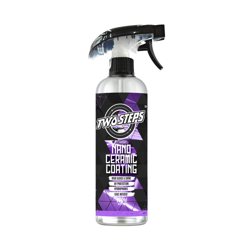 ODOROKU x Two Steps Detailing Nano Ceramic Coating 500ml / 5 Litre Eco Refill SiO2 Infused Ultra Hydrophobic Coating Polishing Paint Showroom Shine Rapid Ceramic Paint Sealant Spray - ODOROKU