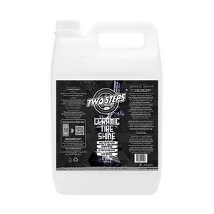ODOROKU x Two Steps Detailing Ceramic Tire Shine 500ml / 5 Litre Eco Refill Water Based Deep Wet Look Long Lasting Shine Hydrophobic UV Protection Tyre Shine Spray Tire Brightener Dressing - ODOROKU