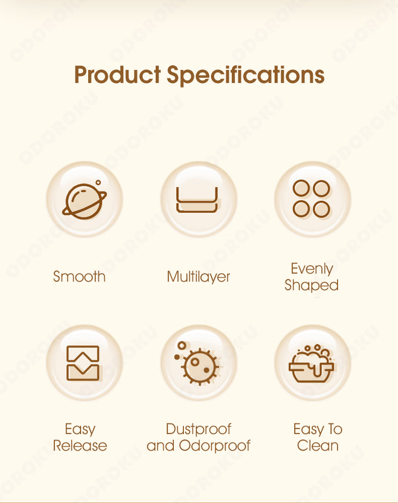 ODOROKU 6/15 Cubes Mini Push Down Silicone Ice Cube Tray with Lid BPA-Free Ice Box Ice Trays for freezer, Chilling Drinks, Whiskey & Cocktails Whiskey Cocktail Ice Box