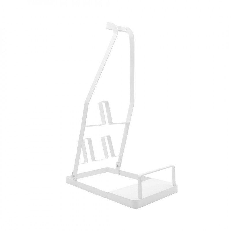 ODOROKU Universal Vacuum Stand with 6 Holder for Dyson Dreame Dibea Roborock Vacuum Cleaner Rack Vacuum Accessories Stable Metal Organizer Stand Holder - ODOROKU