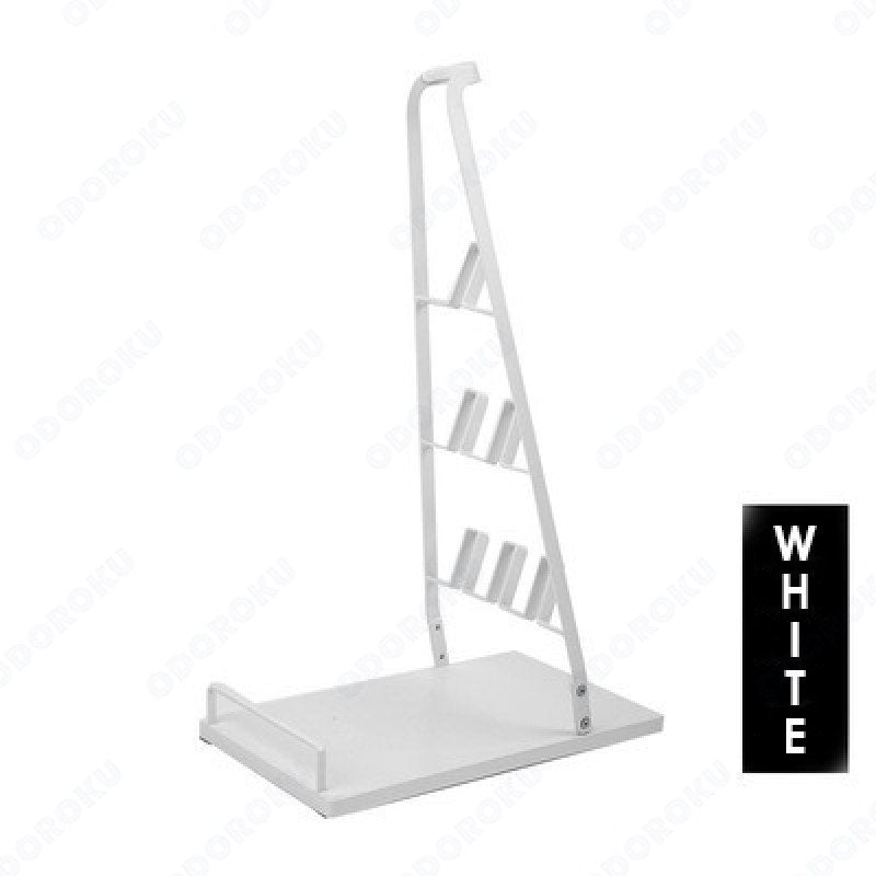 ODOROKU Universal Vacuum Stand with 6 Holder for Dyson Dreame Dibea Roborock Vacuum Cleaner Rack Vacuum Accessories Stable Metal Organizer Stand Holder - ODOROKU