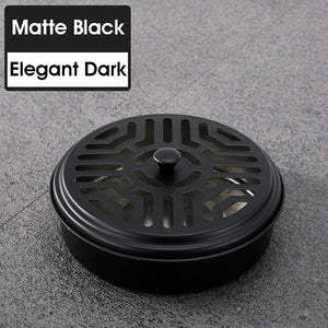 ODOROKU Stainless Steel Mosquito Coil Holder Mosquito Coil Incense Burner Incense Box Mosquito Coil Boxfor Outdoor use, Pool Side, Patio, Deck, Camping, Hiking, etc - ODOROKU