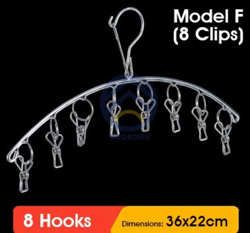 ODOROKU Stainless Steel Laundry Drying Rack Clothes Hanger for Drying Socks,Drying Towels, Diapers, Bras, Baby Clothes,Underwear, Socks Gloves - ODOROKU