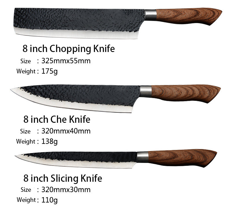 ODOROKU 6 Pieces Professional Kitchen Knives Set With Giftbox Stainless Steel Forged Kitchen Knife Set Sharp Chef Knife Set For Chef Cooking Paring Cutting Slicing - ODOROKU