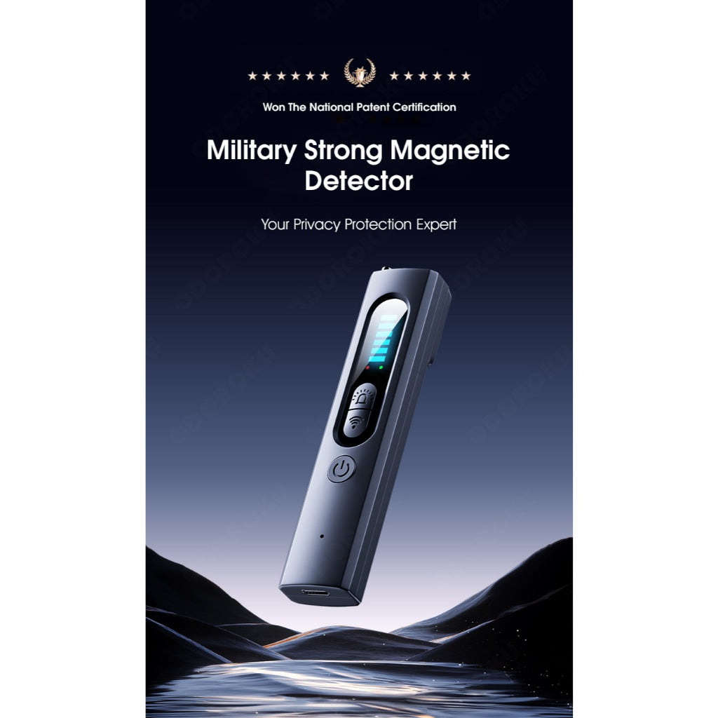 ODOROKU Anti Spy Privacy Protection Hidden Camera Detector High-Sensitivity Hidden Device GPS Detector Camera Detector
