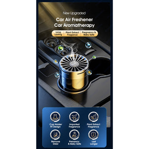 ODOROKU Long Lasting Car Interior Car Perfume Fragrance Can Solid Gel Car Aromatherapy Odor Eliminator Air Refresher - ODOROKU