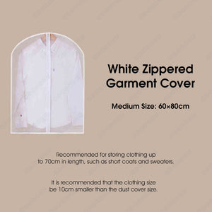 ODOROKU Hanging Transparent Clothes Dust Cover Garment Bag Clothes Organizer Garment Cover Bag Suit Overcoat Dustproof - ODOROKU