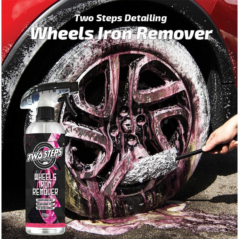 ODOROKU x Two Steps Detailing Wheels Iron Remover 500ml Car Wheel & Rim Fallout Cleaner Remove Brake Dust Wheel & Rim - ODOROKU