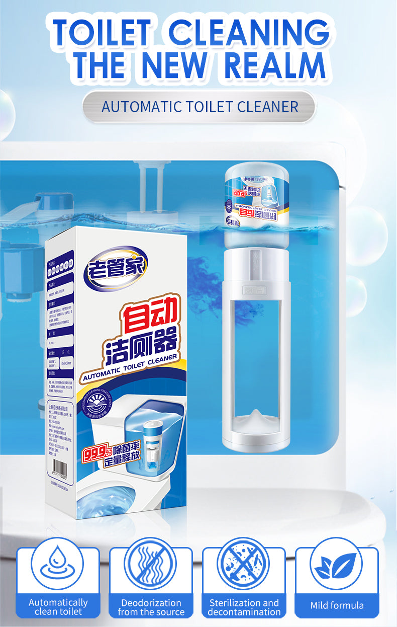 ODOROKU Automatic Toilet Cleaner 350ml Magic Automatic Flush Restroom Deodorizes Bathroom Sterilization Decontamination - ODOROKU