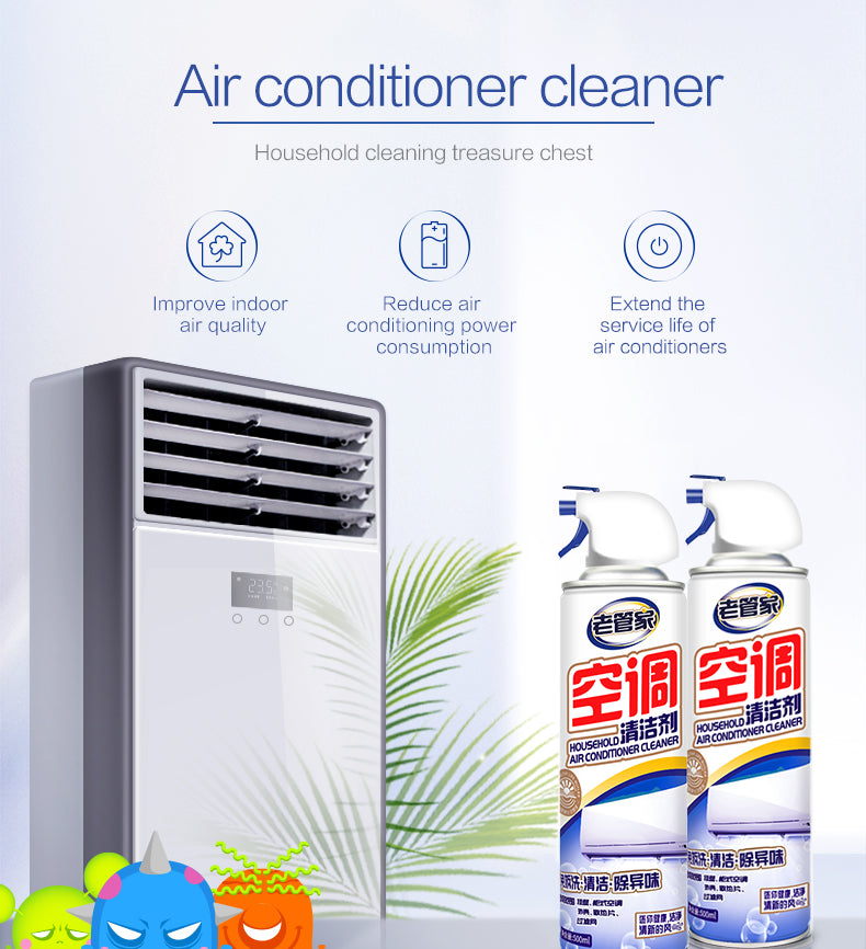 ODOROKU Air Conditioner Cleaner 500ml Sterilization and Air Con Cleaner Fresh and Odor Free Suitable for All Household - ODOROKU