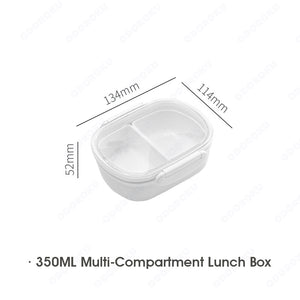 ODOROKU Lunch Box Containers With Removable Compartments Meal Prep Snack Containers BPA-Free, Dishwasher & Microwave Safe Snack Container For Kids and Adults - ODOROKU