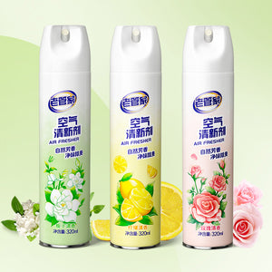 ODOROKU Air Refresher Spray 320ml Odor Eliminator & Deodorizer Gardenia Lemon Rose Long-Lasting Freshness Natural Fragrance All-Purpose Odor Solution Home Office Pet Friendly - ODOROKU