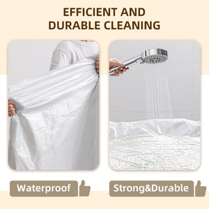 ODOROKU x Taili Rollable Mattress Vacuum Bag 240X100cm Oversized Vacuum Bags Foam Mattress Vacuum Storage Bags Waterproof Reusable Twin Mattress Vacuum Bag King Vacuum Seal Mattress Cover Bedsheet Blanket Double Zipper Seal Airtight Valve - ODOROKU