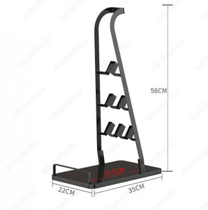 ODOROKU Universal Vacuum Stand with 6 Holder for Dyson Dreame Dibea Roborock Vacuum Cleaner Rack Vacuum Accessories Stable Metal Organizer Stand Holder - ODOROKU