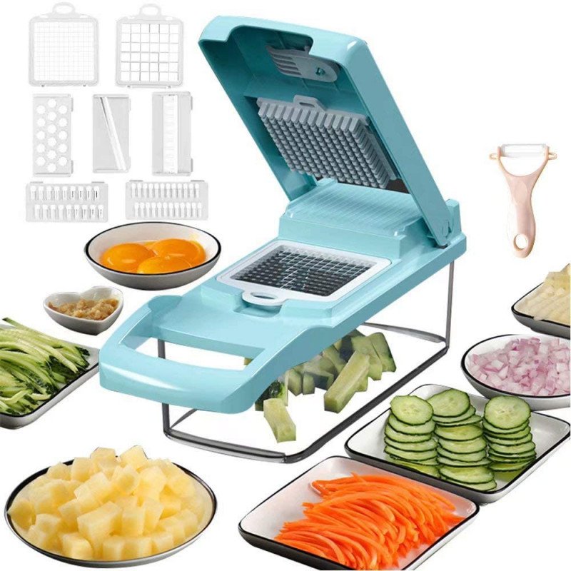 ODOROKU 12 in 1 Multi-Functional Vegetable Slicer Cutter Grater Cutting Machine Food Dicers Multipurpose - ODOROKU