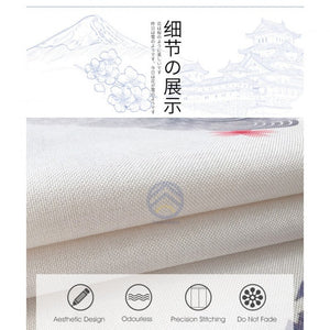 ODOROKU Japanese Door Curtain Thick Material Privacy Door Curtain Aesthetic Doorway Curtain Fabric Cotton Linen for Home - ODOROKU