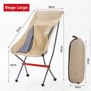 ODOROKU Portable Camping Chair Compact Ultralight Folding Backpacking Chairs Small Collapsible Foldable Packable Lightweight Backpack Chair in a Bag for Outdoor, Camp, Picnic, Hiking - ODOROKU