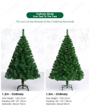 ODOROKU 150/180/210cm Premium Artificial Christmas Tree Luxury Premium 5ft 6ft 7ft Christmas Tree Christmas Decors with Stand Durable Pine Tree for Home Office Shopping Center Party - ODOROKU