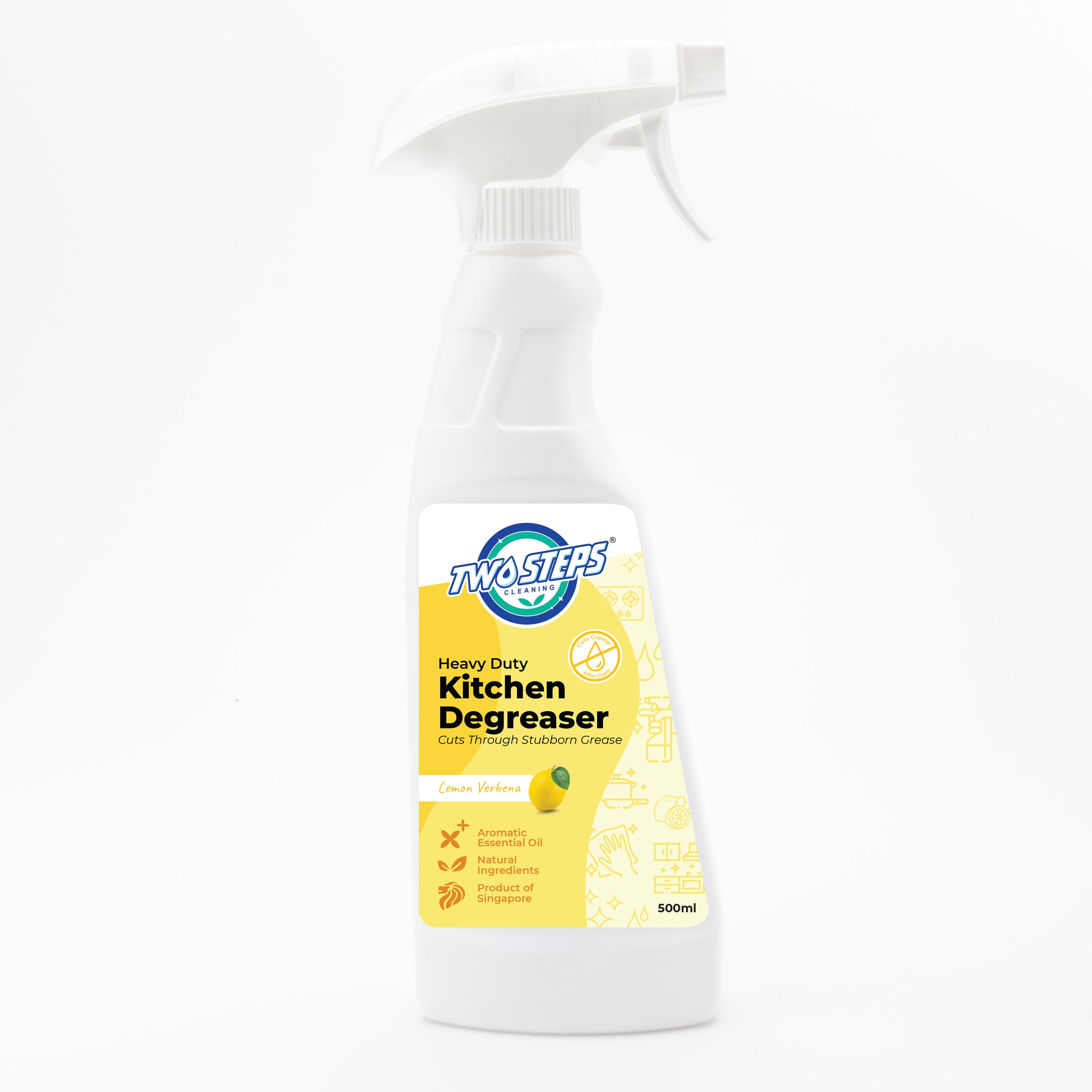 ODOROKU x Two Steps Cleaning Kitchen Degreaser 500ml / 5 Litre - Lemon Verbena Kitchen Cleaner Grease Cleaner - ODOROKU