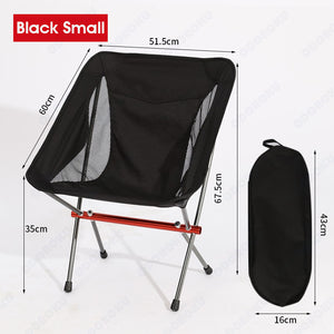 ODOROKU Portable Camping Chair Compact Ultralight Folding Backpacking Chairs Small Collapsible Foldable Packable Lightweight Backpack Chair in a Bag for Outdoor, Camp, Picnic, Hiking - ODOROKU