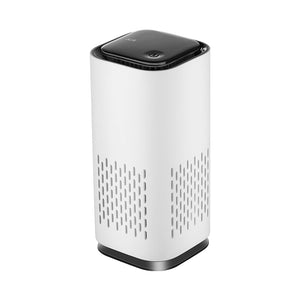 ODOROKU Mini HEPA USB-C Powered Air Purifier Ultra Portable Ultra Quiet Perfect for Travel In-Car and Desktop White Black Green - ODOROKU