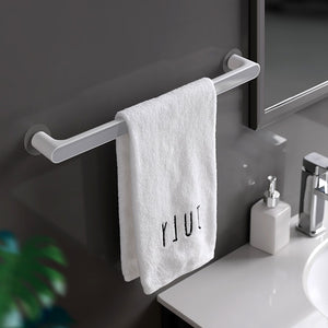 ODOROKU Self Adhesive Wall Mounted Towel Holder Towel Hanger Towel Bar Shelf Roll Holder for Kitchen Bathroom - ODOROKU