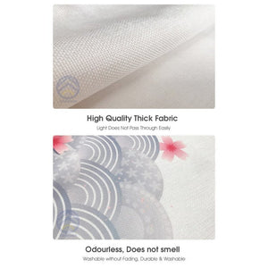 ODOROKU Japanese Door Curtain Thick Material Privacy Door Curtain Aesthetic Doorway Curtain Fabric Cotton Linen for Home - ODOROKU