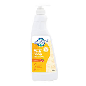 ODOROKU x Two Steps Cleaning Dish Soap 500ml / 5 Litre - Grape Fruit Dish Wash Dish Washing Liquid Moisturising and Tough on Grease and Grime - ODOROKU