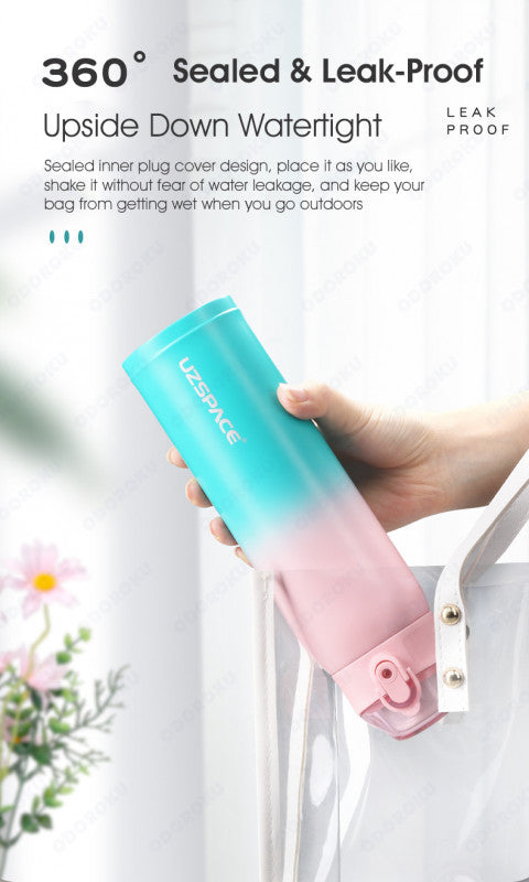 ODOROKU 316 Stainless Steel Vacuum Insulated Wide Mouth Water Bottle 500ml Leakproof Thermos Keeps Cold for 12 hours, Hot for 12 hours Double Walled Fashionable Ofiice Tumbler Flask BPA Free - ODOROKU