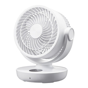 ODOROKU Whole Room Rechargeable Smart Air Circulation Fan Rechargeable Portable Table Fan 120° Automatic Oscillation Strong Airflow Fast Air Circulation 3 Speed USB Powered Remote Control Bedroom Home Office Silent Table Fan - ODOROKU