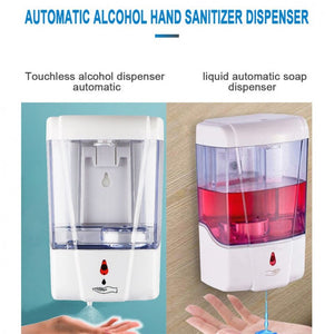 ODOROKU 700ml/1000ml Automatic Soap Dispenser Wall Mounted Contactless for Kitchen, Toilet or Bathroom Use - ODOROKU