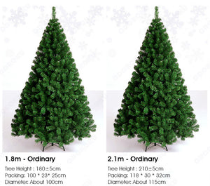 ODOROKU 150/180/210cm Premium Artificial Christmas Tree Luxury Premium 5ft 6ft 7ft Christmas Tree Christmas Decors with Stand Durable Pine Tree for Home Office Shopping Center Party - ODOROKU