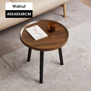 ODOROKU Round Coffee Table and Oval Table Set for Living Room Modern Coffee Table with Open Storage Marble Wood Tabletop & Sturdy Metal Legs Large Circle Coffee Table for Stylish Home - ODOROKU