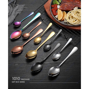 ODOROKU 24 Silverware with Premium Box 304 Stainless Steel Cutlery set, Housewarming Gift, flatware set with Knife/Fork/Spoon/Teaspoon Utensils Set - ODOROKU