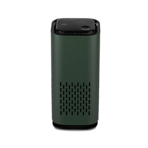 ODOROKU Mini HEPA USB-C Powered Air Purifier Ultra Portable Ultra Quiet Perfect for Travel In-Car and Desktop White Black Green - ODOROKU