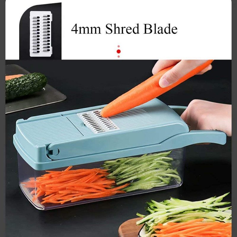 ODOROKU 12 in 1 Multi-Functional Vegetable Slicer Cutter Grater Cutting Machine Food Dicers Multipurpose - ODOROKU