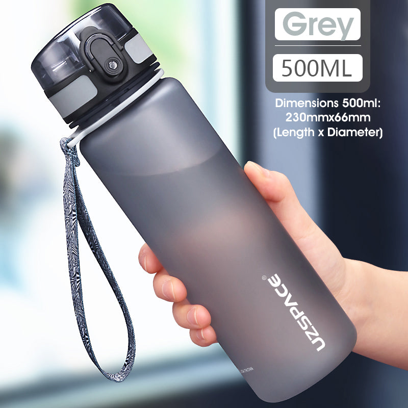 ODOROKU BPA Free Water Bottle 500ml 1000ml Ideal for Outdoor Sports Exercise Cycling Tritan Water Bottle - ODOROKU