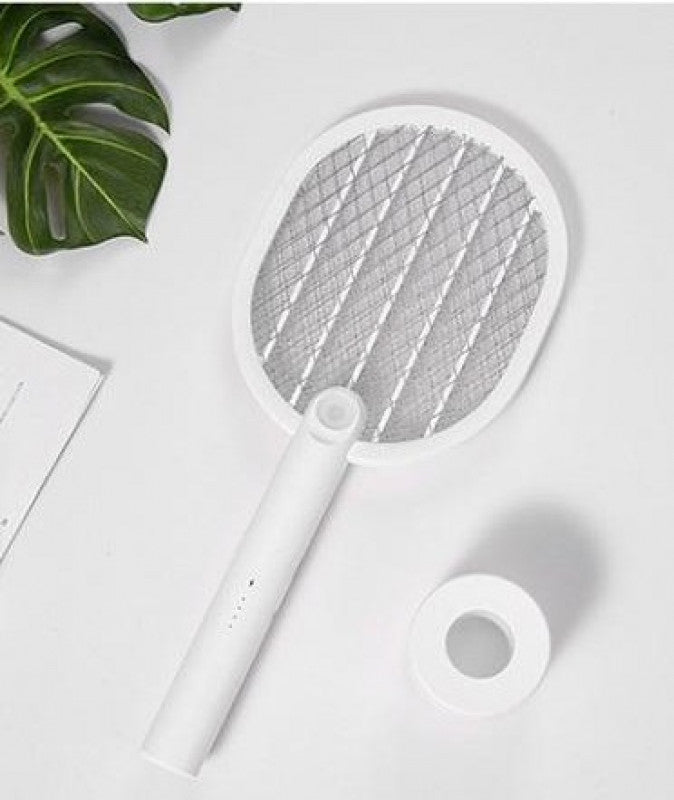 ODOROKU Electric Mosquito Swatter USB Rechargeable Bug Zapper with LED Light and 3-Layer Safety Mesh Protection Safe to Touch Mosquito Killer for Home and Outdoor - ODOROKU