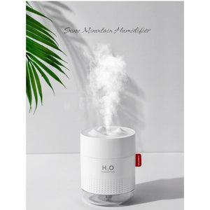 ODOROKU 500ml Mini Portable Humidifier Snow Mountain Night Light Car Air Humidifier USB Rechargeable For Room - ODOROKU