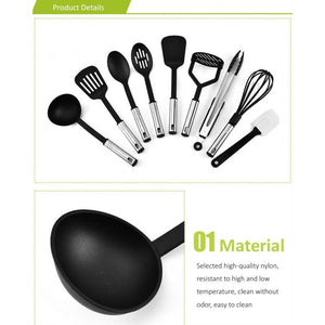 ODOROKU 24 Nylon and Stainless Steel Kitchen Utensil Set Non-Stick and Heat Resistant Cooking Utensils Set Kitchen Tools - ODOROKU