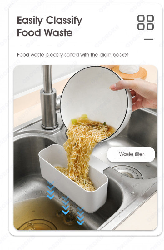 ODOROKU Sink Drain Strainer Basket Kitchen Sink Food Filter Sink Drain Strainer Basket Multifunction Sink Strainer Kitchen Food Catcher for Filter - ODOROKU