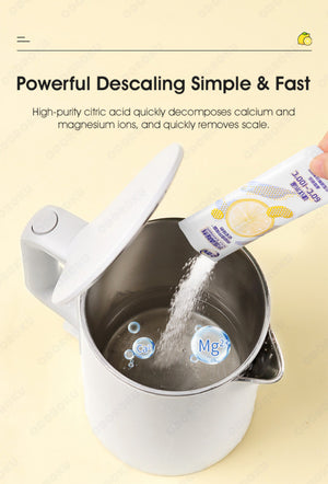 ODOROKU Fast Limescale Remover Descaling Scale Scavenger Food Grade Ingredients and Safe to Use Activated Descaler Stain Remover - ODOROKU