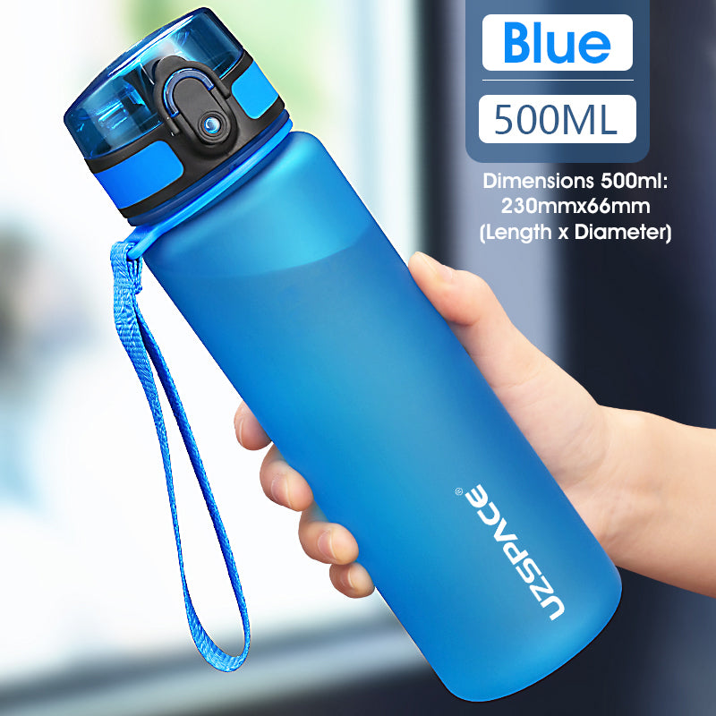 ODOROKU BPA Free Water Bottle 500ml 1000ml Ideal for Outdoor Sports Exercise Cycling Tritan Water Bottle - ODOROKU