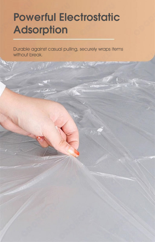 ODOROKU Pre Taped Renovation Plastic Dust Cover Protection Disposable Furniture Dustproof Cover Plastic Cover Plastic Film 4.5/4/3/1M x 20M - ODOROKU